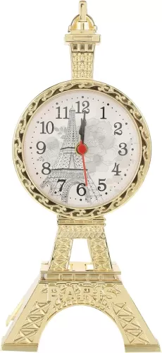 Vintage Pendulum Clock Bedside Alarm Clock Battery Powered Bedroom Random Style