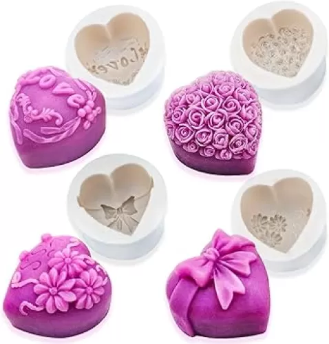 4PC Fondant Silicone Molds for Mother