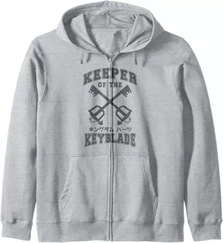 Disney Kingdom Hearts Keeper Of The Keyblade Zip Hoodie