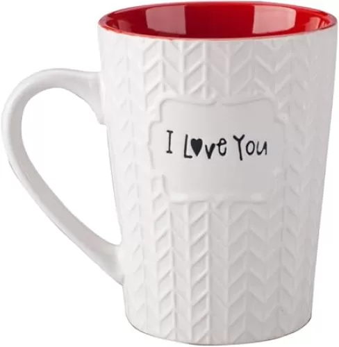 I Love You Mug 16 oz Coffee Tea Cup for Dad/Father/Mom/Grandma/Ladies/Wife, Birthday/Christmas/Anniversary/Valentine, Holidays Ceramic Mugs