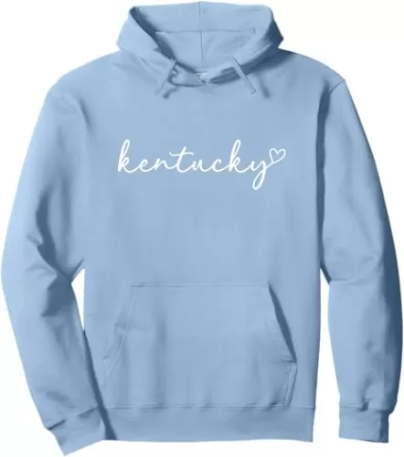 Kentucky Cute Heart Women Girls Pullover Hoodie