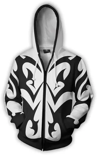 My Sky Anime Kingdom 3D Hearts Halloween Pullover Hoodie Long Sleeve Hooded Sweatshirt for Men Women