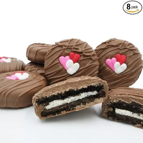 Philadelphia Candies Milk Chocolate Covered OREO® Cookies, Valentine's Day Gift 8 Ounce