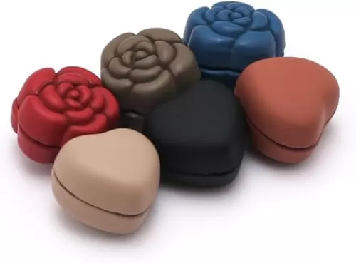 Premium Matte Hijab Pins – Strong Magnetic Hold | Heart & Flower Shapes for Secure, Snag-Free Styling