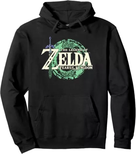 The Legend of Zelda Tears Of The Kingdom Official Logo Pullover Hoodie