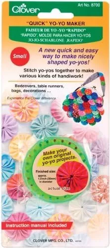 Clover Quick Yo Yo Maker-Round 1-1/4" 1 Pc