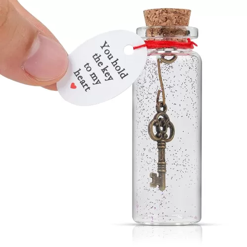 Handmade Romantic Gifts for Him Her, Anniversary Gifts for Women, Wife, Husband- I Love You Gifts to Boyfriend Girlfriend Key to My Heart.