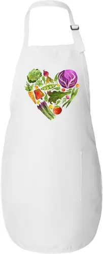 inktastic Vegetables in Shape Of a Heart Adult Apron