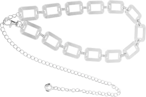Metal Waist Chain Women's Body Jewelry Waist Jewelry for Women Belly Chain Dress Belt Fashionable Belt Elegant Heart Shape