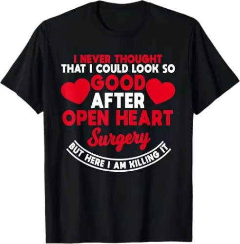 Open Heart Surgery Quadruple Bypass Coronary Artery Warrior T-Shirt