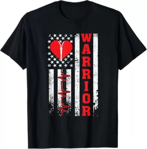 Open Heart Surgery Warrior Gift For Heart Patients Survivor T-Shirt