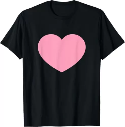 Pink Heart Is The Symbol Of Love For Valentines Day Holiday T-Shirt