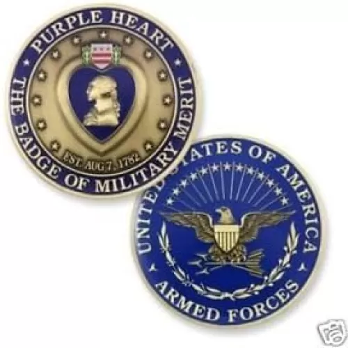 Coins For Anything, Inc Purple Heart Coin
