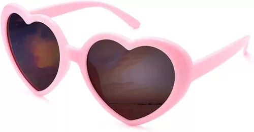 Pro Acme Trendy Heart Sunglasses for Women Oversized Vintage Lovely Sun Glasses Shade Polarized 55MM