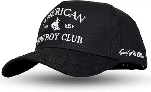 Vintage Western Trucker Hat | Men & Women | Country Cute Caps for Cowgirls Cowboys | Camo Denim Embroidered Cotton | Snapback