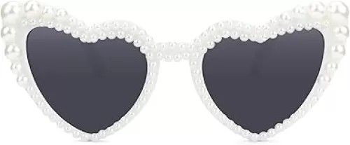 YOGFIT Heart Sunglasses for Women Fashion Classic Love Eye Protection Sunglasses Vintage Cute Heart Sunglasses