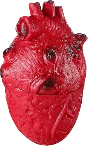 BESTOYARD Bloody Simulation Heart Scary Bloody Organ Realistic Life Size Halloween Party Haunted House Decorations Prop