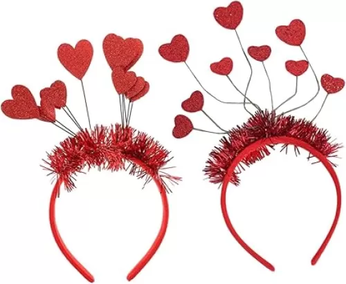 Gogogmee Heart Shaped Headband Women Bands for Decor Perfect for Wedding and Party