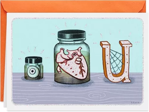 Hallmark Shoebox Funny Halloween Card (Eye Heart U)