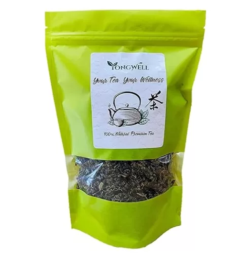 Jiaogulan Tea (Gynostemma Tea), Loose Leaf, All Natural, Potent Antioxidant, Improves Sleep, Supports Health Heart (4oz)