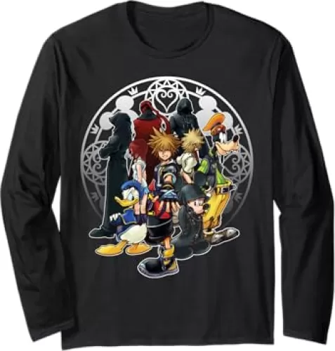 Kingdom Hearts - Dark Squad Long Sleeve T-Shirt