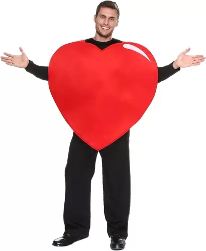 Romantic & Sweet Valentine's Day Themed Costumes for Adults | Red Heart, Box of Chocolates, or Candy "Be Mine"