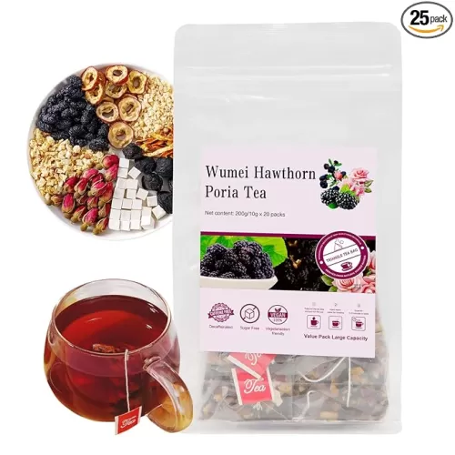 Rose and hibiscus tea, hawthorn tea, good for the spleen and stomach, beneficial to heart health, caffeine-free, say goodbye to greasiness, women