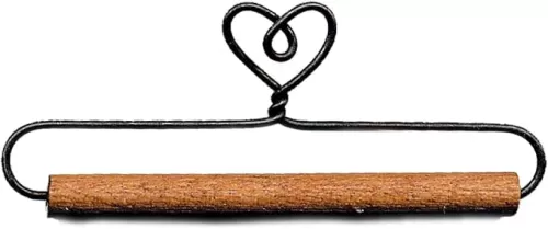 Ackfeld 5in Heart with Stained Dowel Holder, 5"