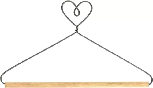 Ackfeld 6in Heart with Stained Dowel Hanger, 6"