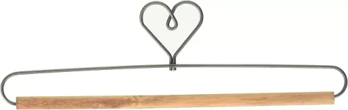 Ackfeld 7-1/2in Heart with Stained Dowel Holder, 7-1/2"