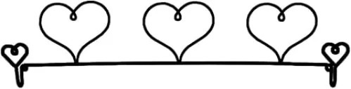 Ackfeld ACK4207 Craft Holder 22" 3 Hearts craftholder22 3Hearts