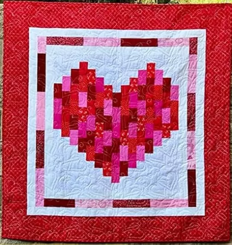 Cozy Quilt Designs I Heart You Pattern