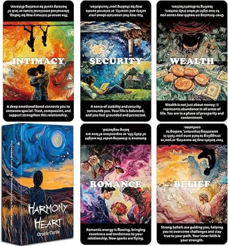 DPEHAKMK Life Situations Oracle Cards, Love and Spiritual Growth Oracle Cards for Beginners, Relationships Oracle Deck, Healing Oracle Deck for Spiritual Development