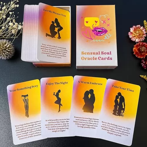 DPEHAKMK Soul Oracle Deck, Love Romance Oracle Cards Reading, Answer Questions Surrounding Relationships, Passionate Romance and Love