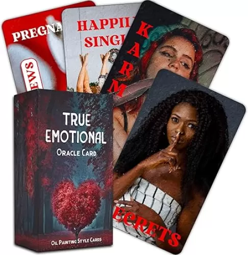 GZXINKE Twin Flame Love Oracle Cards, Soulmate Oracle Deck, Karmic Situation for Love Relationships Oracle Cards for Beginners, Will Get to The True of Any Situationship