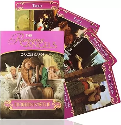 Message Oracle Cards - Love and Angel Messages From Your Angels Goddess Guidance by Doreen Virtue (Romance Set)