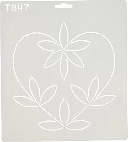Quilting Creations Heart Petals Quilt Stencil