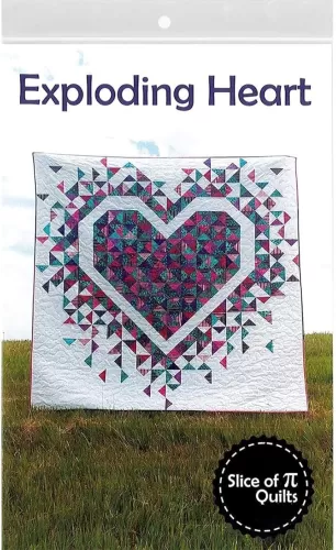 Slice Of Pi Quilts Exploding Heart Ptrn