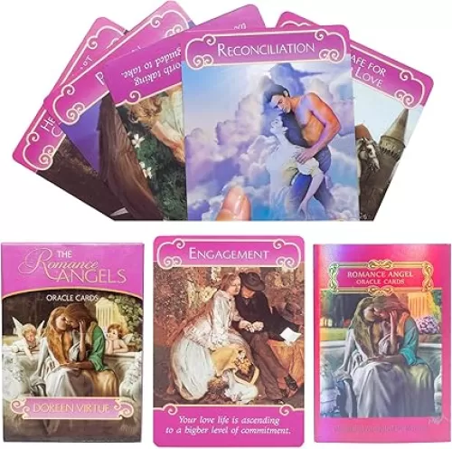 Tarot Cards, Classic Love & Romance Oracle Deck, 44 Cards with Guide Book, Beginner-Friendly, Yes or No Answers